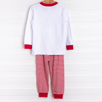 Jolly Old Elf Applique Soft Set, Red