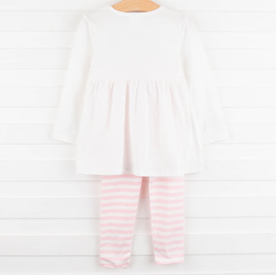 Barnyard Besties Legging Set, Pink