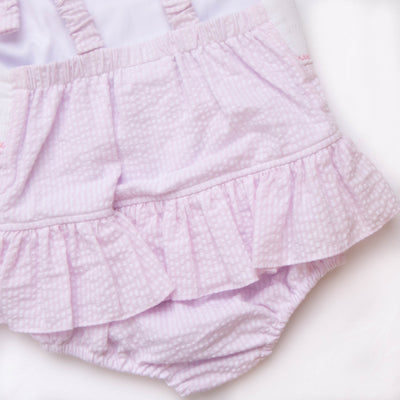 Chomp! Chomp! Smocked One Piece, Pink