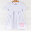 Precious Pig Dress, White