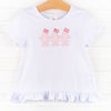 Hand In Hand Applique Shirt, White