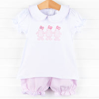 Hand In Hand Bloomer Set, White
