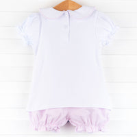 Hand In Hand Bloomer Set, White