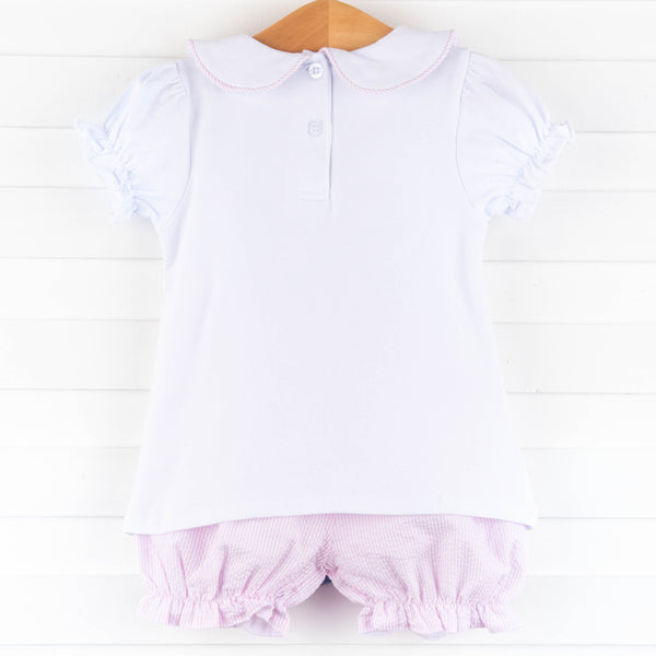 Hand In Hand Bloomer Set, White