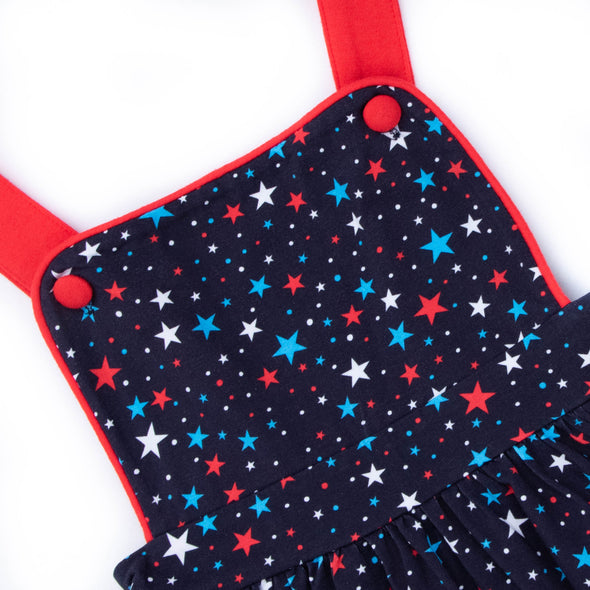 Star Spangled Romper, Navy