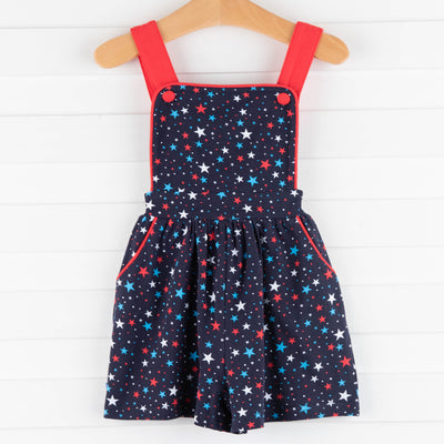 Star Spangled Romper, Navy