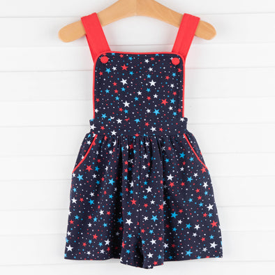 Star Spangled Romper, Navy