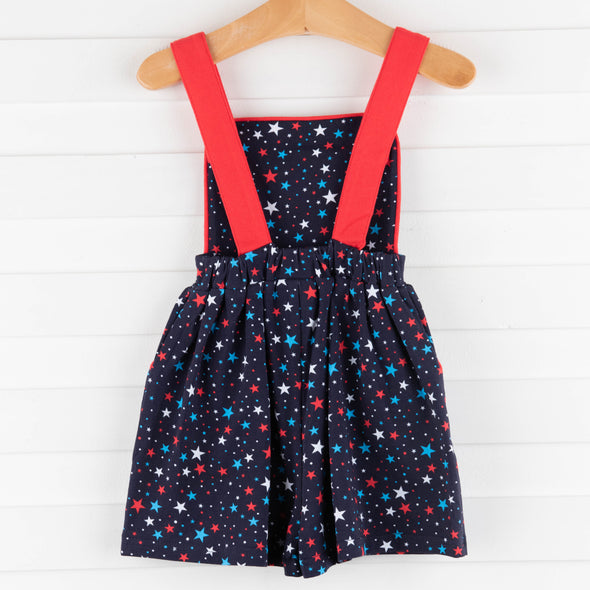 Star Spangled Romper, Navy