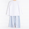 Pawcious Pant Set, Blue Plaid