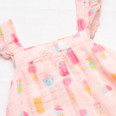 Angel Dear Ice Cream Muslin Sundress, Pink