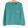 Properly Tied Catch A Ride Long Sleeve Shirt, Hunter Green