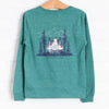 Properly Tied Catch A Ride Long Sleeve Shirt, Hunter Green