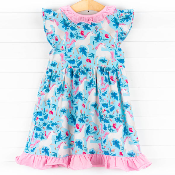 Little Dreamer Dress, Blue