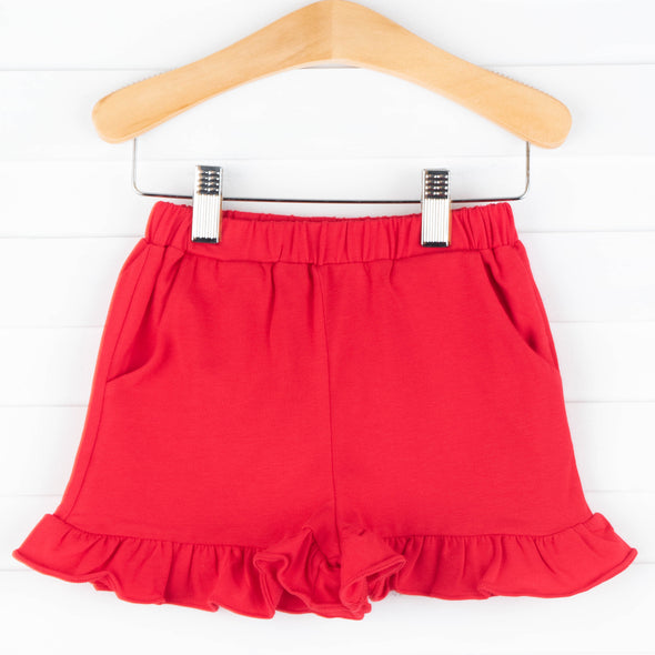 Knit Girl Ruffle Shorts