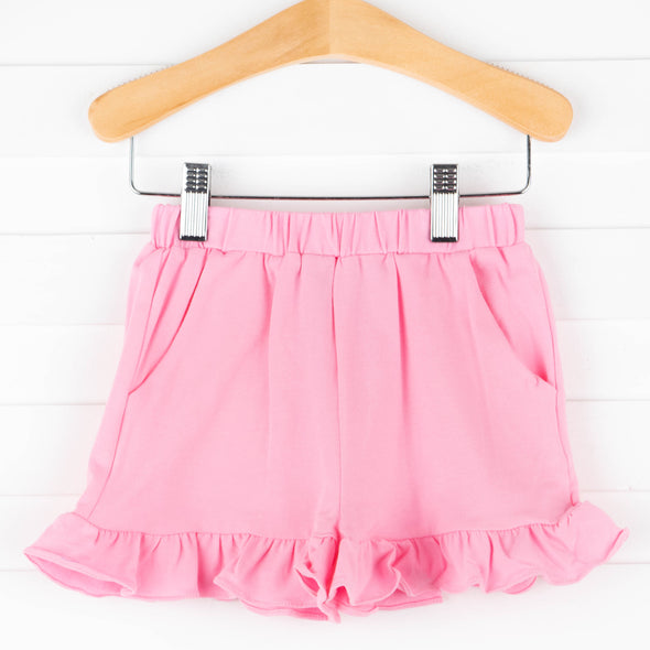 Knit Girl Ruffle Shorts