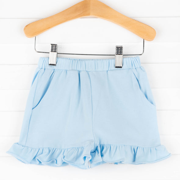 Knit Girl Ruffle Shorts