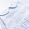 Birthday Smocked Bubble, Blue Bitty Dot