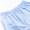 Puppy Smocked Pant Set, Blue
