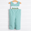 Tractor Smocked Jon Jon, Green