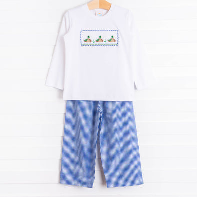 Mallard Smocked Pant Set