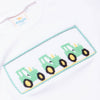 Tractor Smocked Pant Set, Green