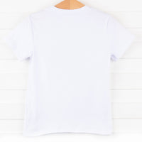 Tugboat Captain Applique Shirt, White