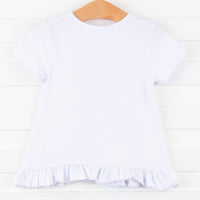 Hand In Hand Applique Shirt, White