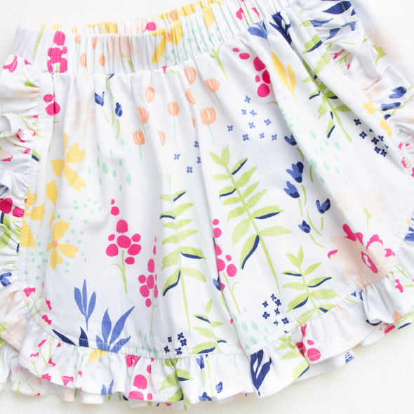 Fresh Air Florals Short Set, Navy