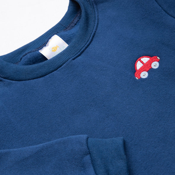 Vroom Vroom Sweatshirt, Navy