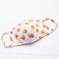 Fall Treats Non-Adjustable Kids Non Medical Mask, Orange