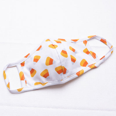 Fall Treats Non-Adjustable Kids Non Medical Mask, Orange