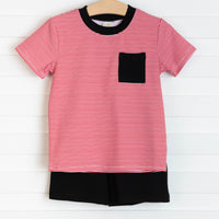 Georgia Short Set, Red