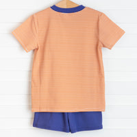 Carolina Tigers Short Set, Orange Stripe