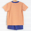 Carolina Tigers Short Set, Orange Stripe