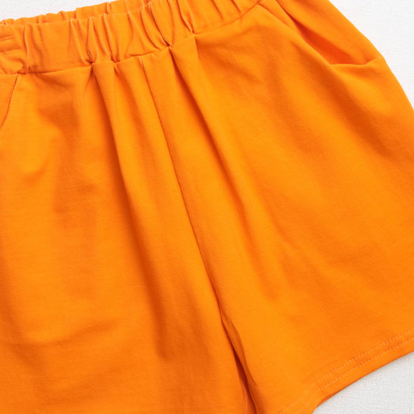 Tennessee Short Set, Bright Orange Stripe