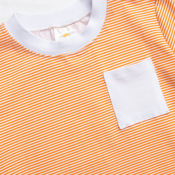 Tennessee Short Set, Bright Orange Stripe