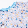 Rylie Romper, Blue and Yellow Floral