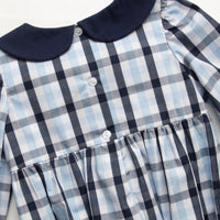 Charlie Dress, Navy Check