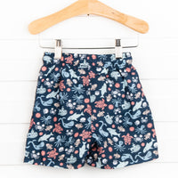 Marine Life Swim Trunks, Navy