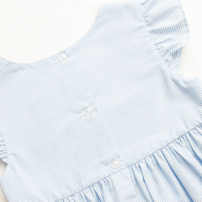 Under the Sea Smocked Dress, Blue