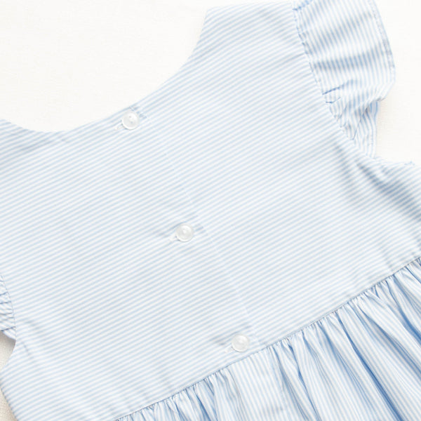 Under the Sea Smocked Dress, Blue