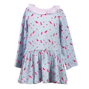 The Proper Peony Lula Unicorn Ruffle Dress