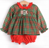 Merry Christmas Bloomer Set, Red