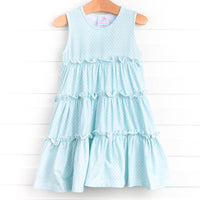 Picnic Promises Dress, Aqua