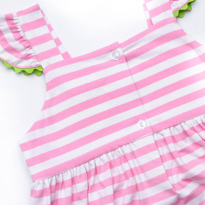 Chomp! Chomp! Smocked Dress, Pink
