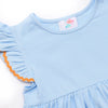 Zest Friends Applique Dress, Blue