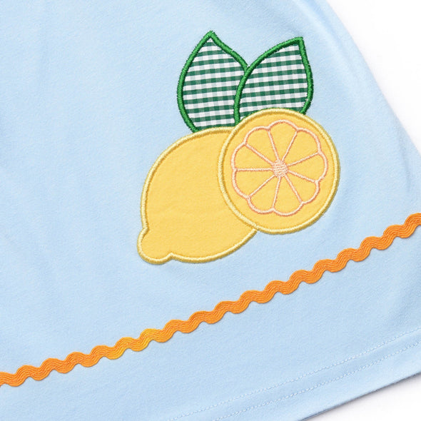 Zest Friends Applique Dress, Blue