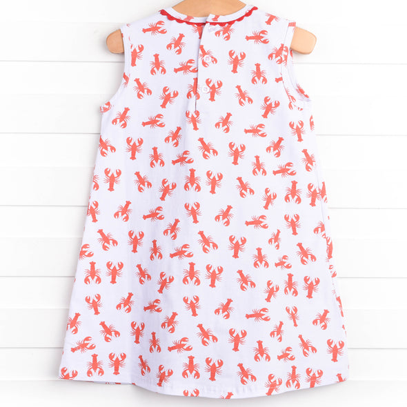 Lobster Pal Dress, Red