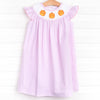 Happy Halloween Smocked Dress, Pink