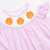 Happy Halloween Smocked Dress, Pink